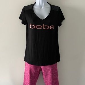 bebe Sport Tops Size S